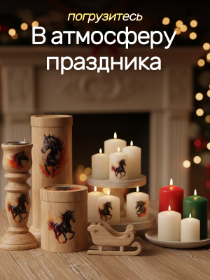 Наклейки переводные для свечей и декора лошади 2026 из каталога Наклейки декупажные для декора свечей, яиц, изделий из гипса, в интернет-магазине BPW.style